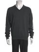Neiman Marcus Cashmere V-Neck Pullover