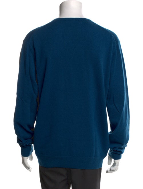 Neiman Marcus Cashmere V-Neck Pullover