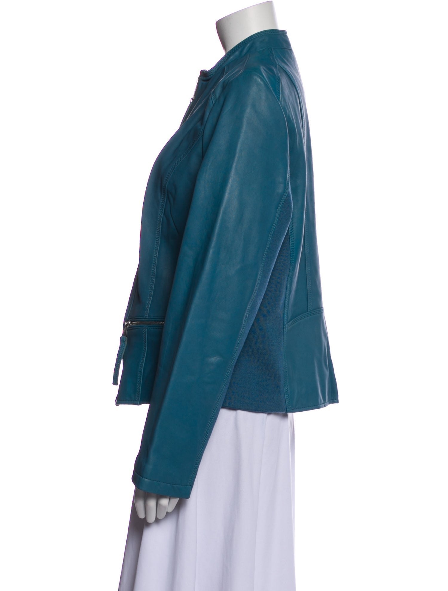 Neiman Marcus Leather Biker Jacket