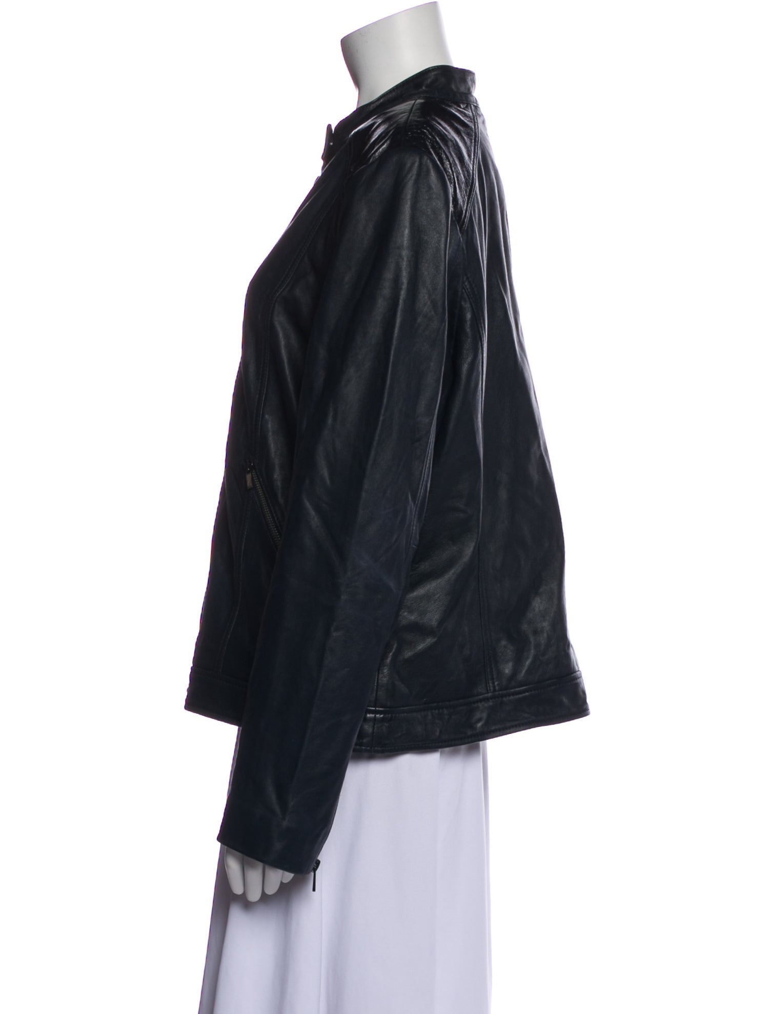 Neiman Marcus Leather Biker Jacket