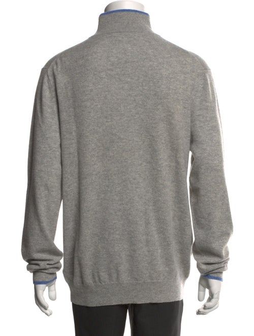 Neiman Marcus Cashmere Mock Neck Pullover