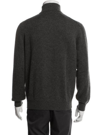 Neiman Marcus Cashmere Mock Neck Pullover