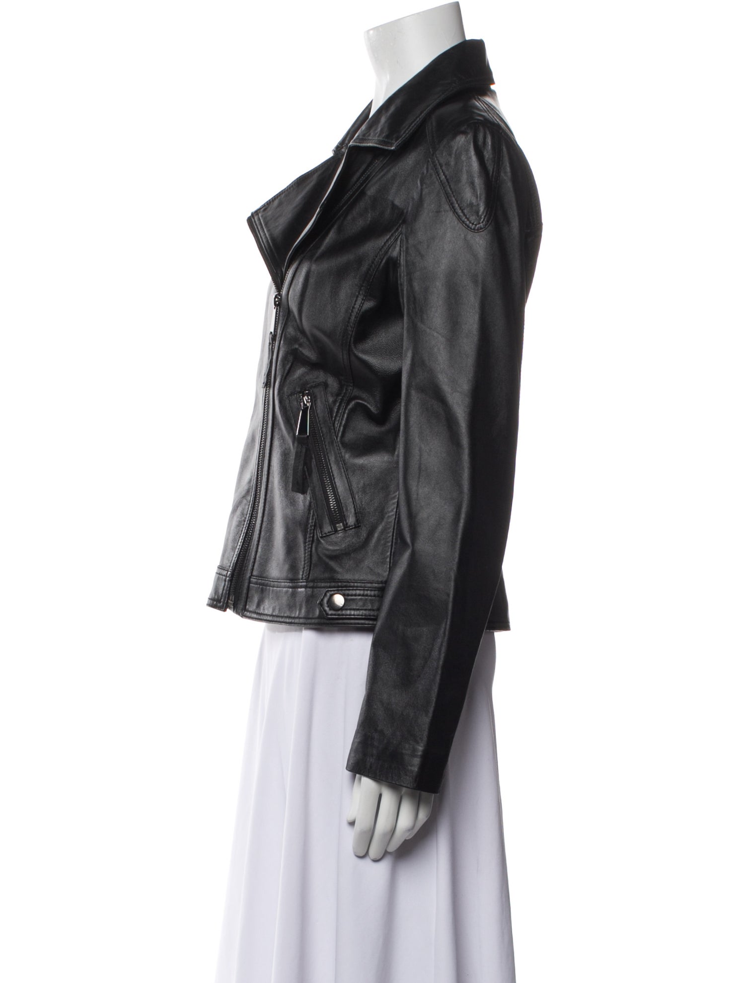 Neiman Marcus Leather Biker Jacket