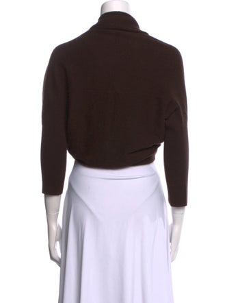 Neiman Marcus Cashmere Open Front Sweater
