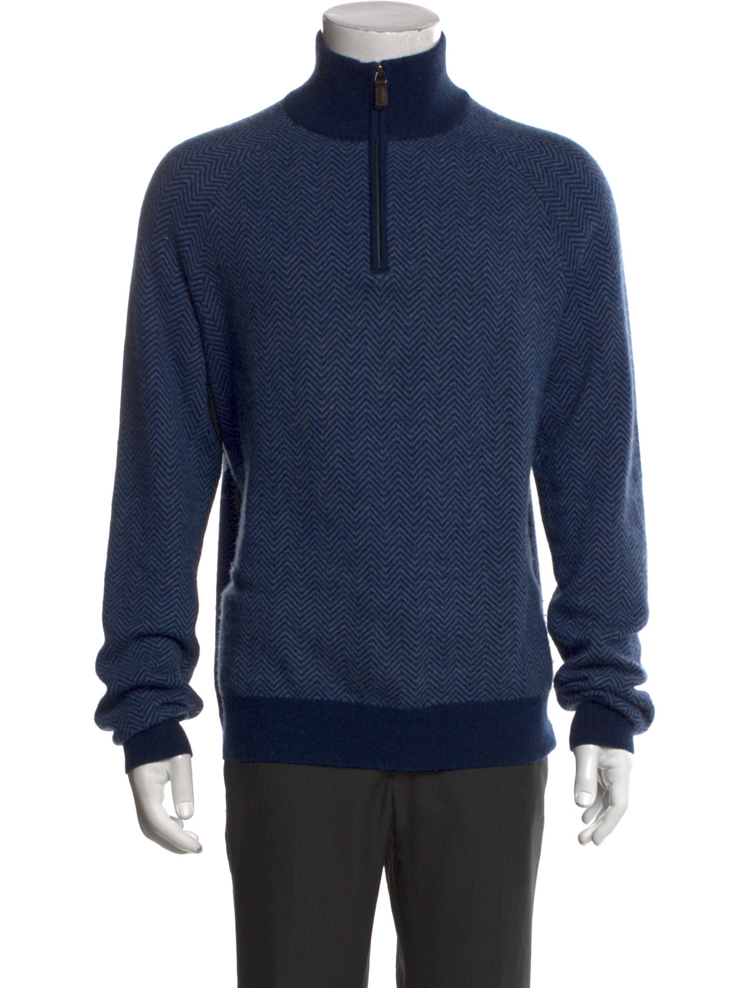 Neiman Marcus Cashmere Striped Pullover