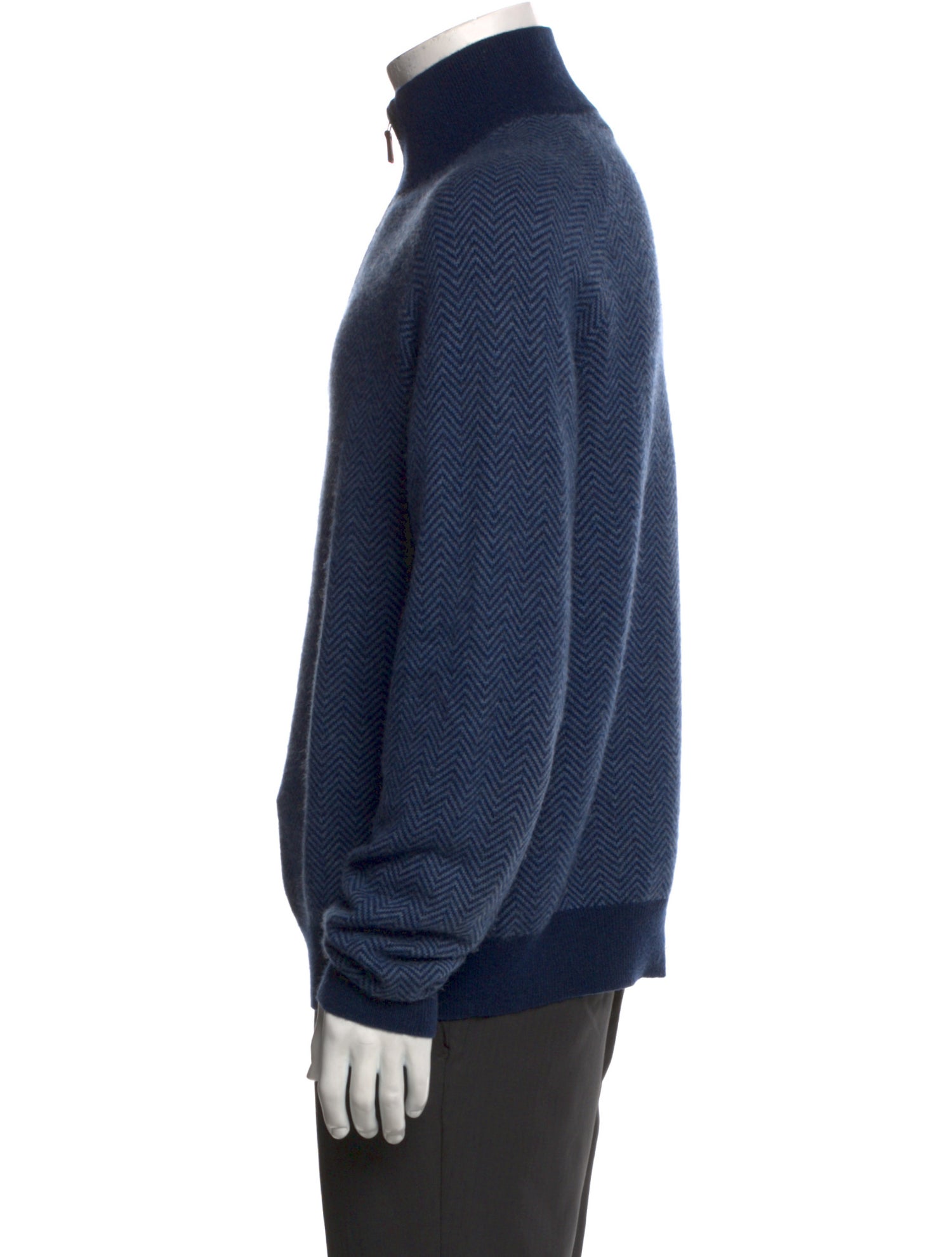 Neiman Marcus Cashmere Striped Pullover