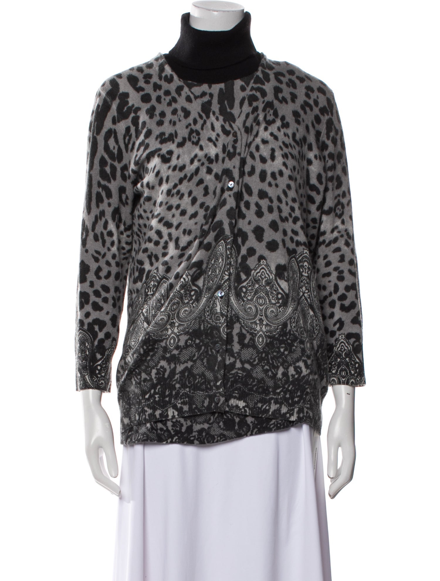 Neiman Marcus Cashmere Paisley Print Set