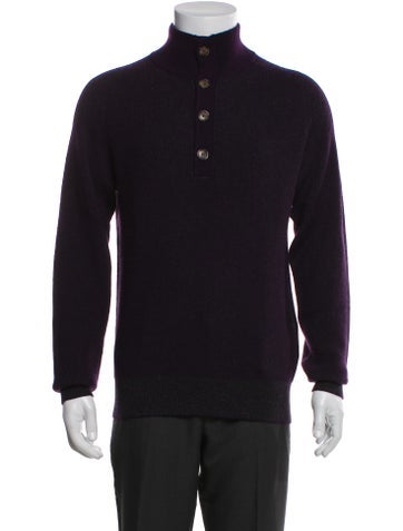 Neiman Marcus Sweaters Cashmere Turtleneck Polo Sweater S