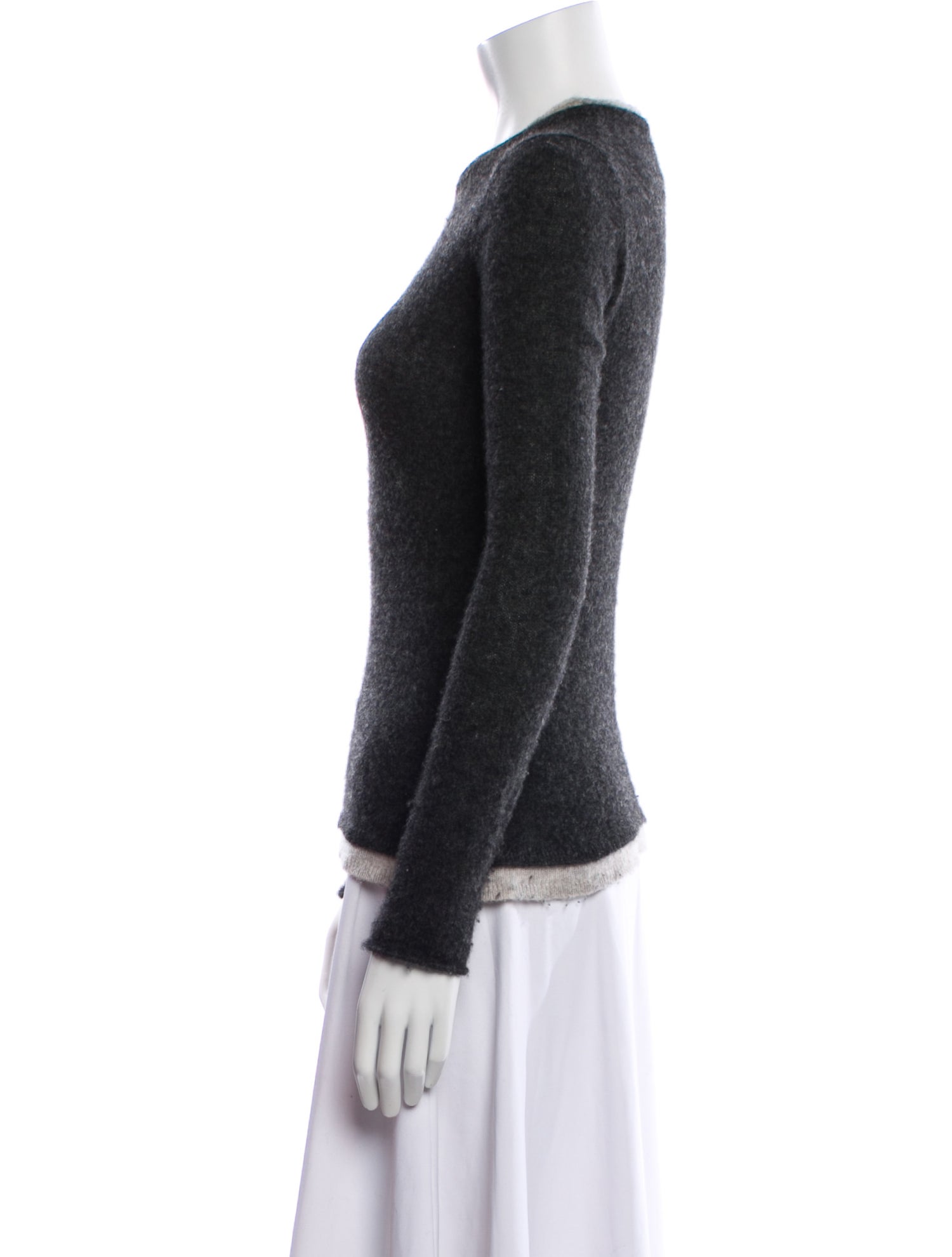Neiman Marcus Cashmere Crew Neck Sweater