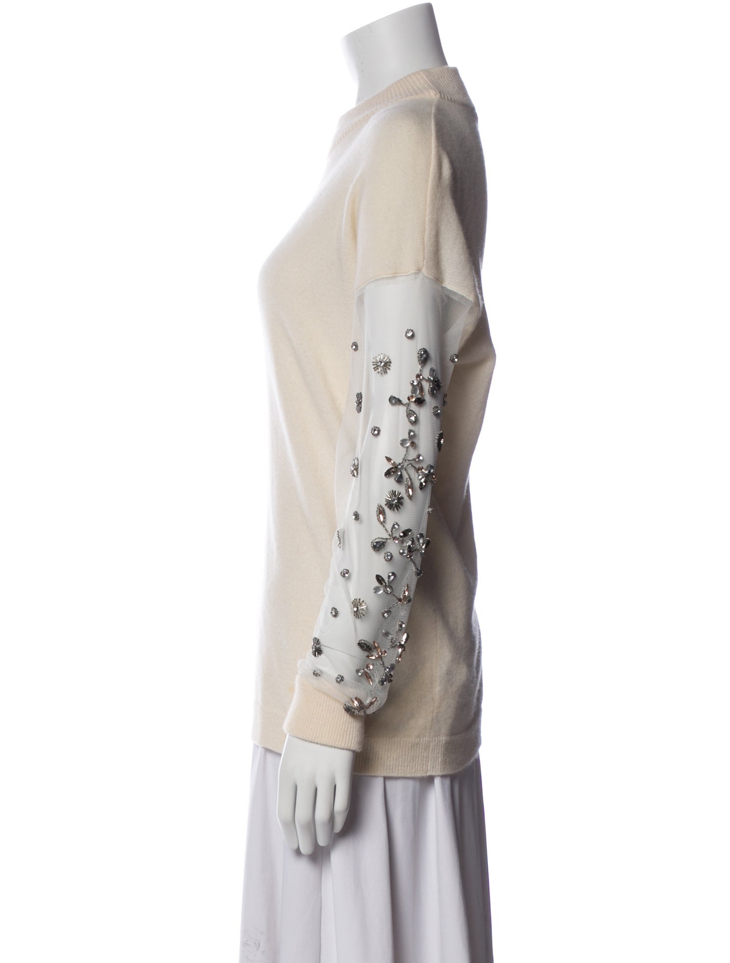 Neiman Marcus Cashmere Crew Neck Sweater