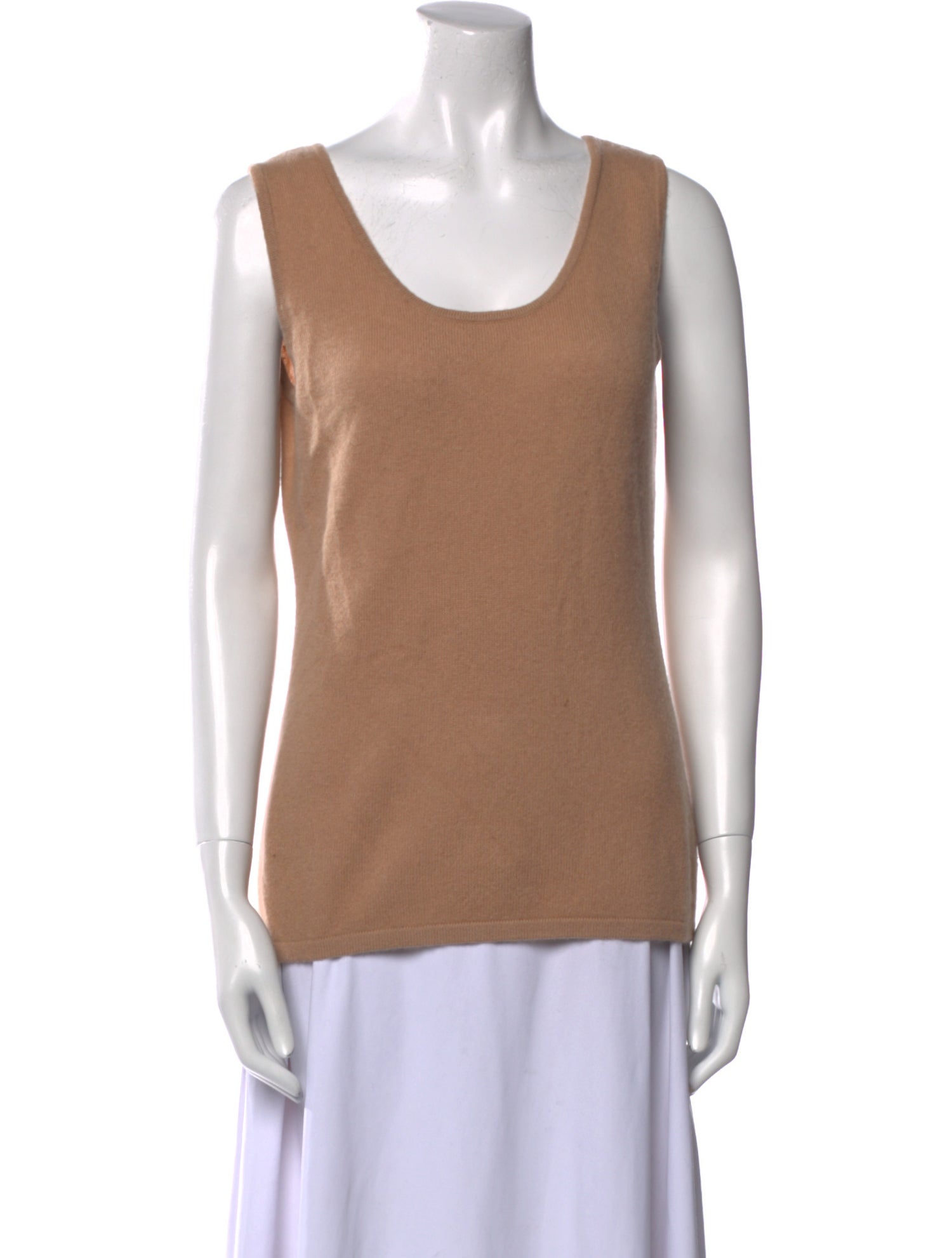 Neiman Marcus Cashmere Scoop Neck Top