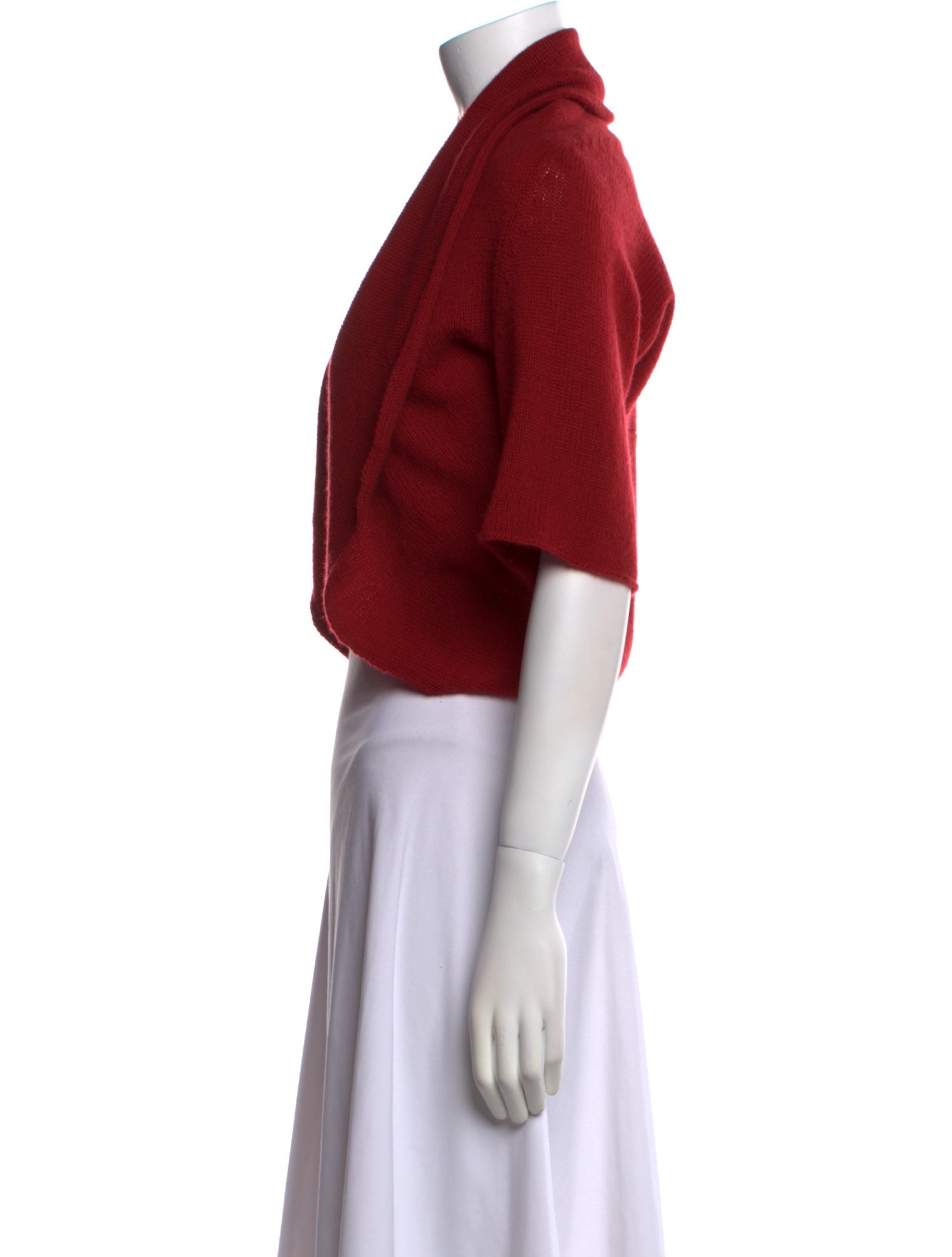 Neiman Marcus Cashmere Open Front Sweater