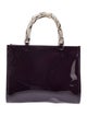 Neiman Marcus Patent Leather Top Handle Bag
