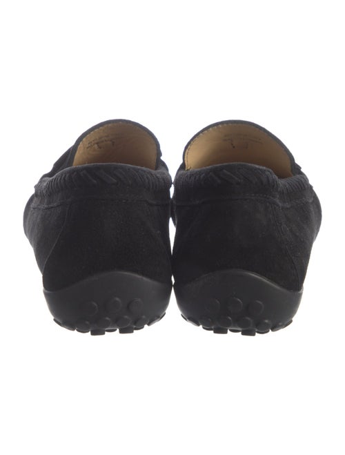 Neiman Marcus Suede Tassel Accents Loafers