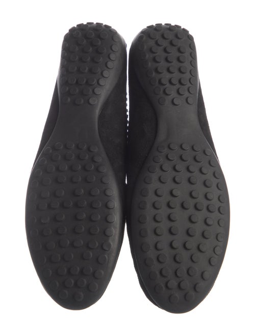 Neiman Marcus Suede Tassel Accents Loafers