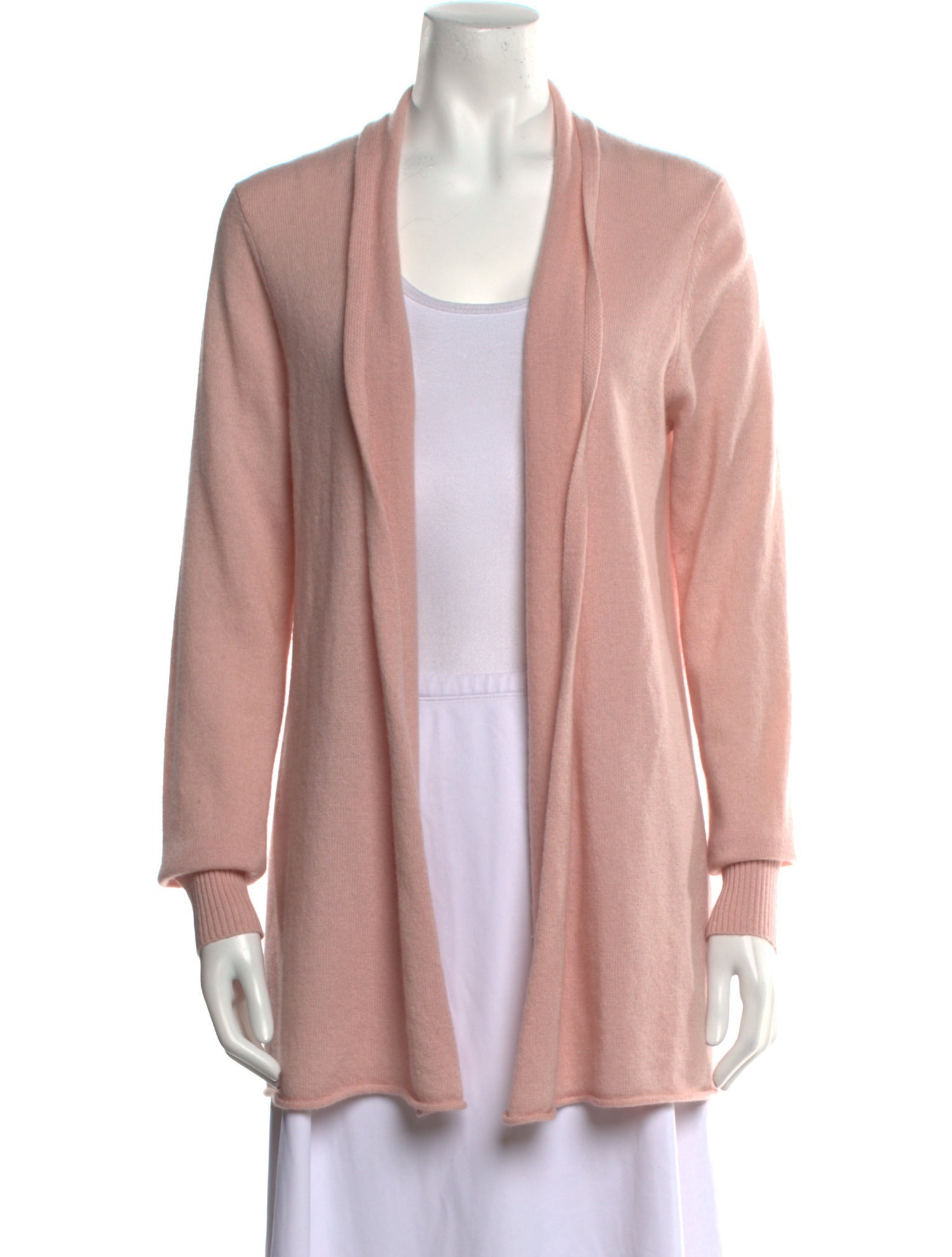 Neiman Marcus Cashmere Open Front Sweater