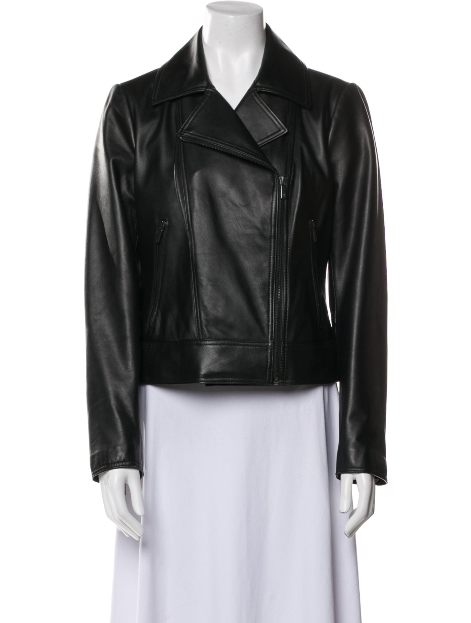 Neiman Marcus Leather Biker Jacket