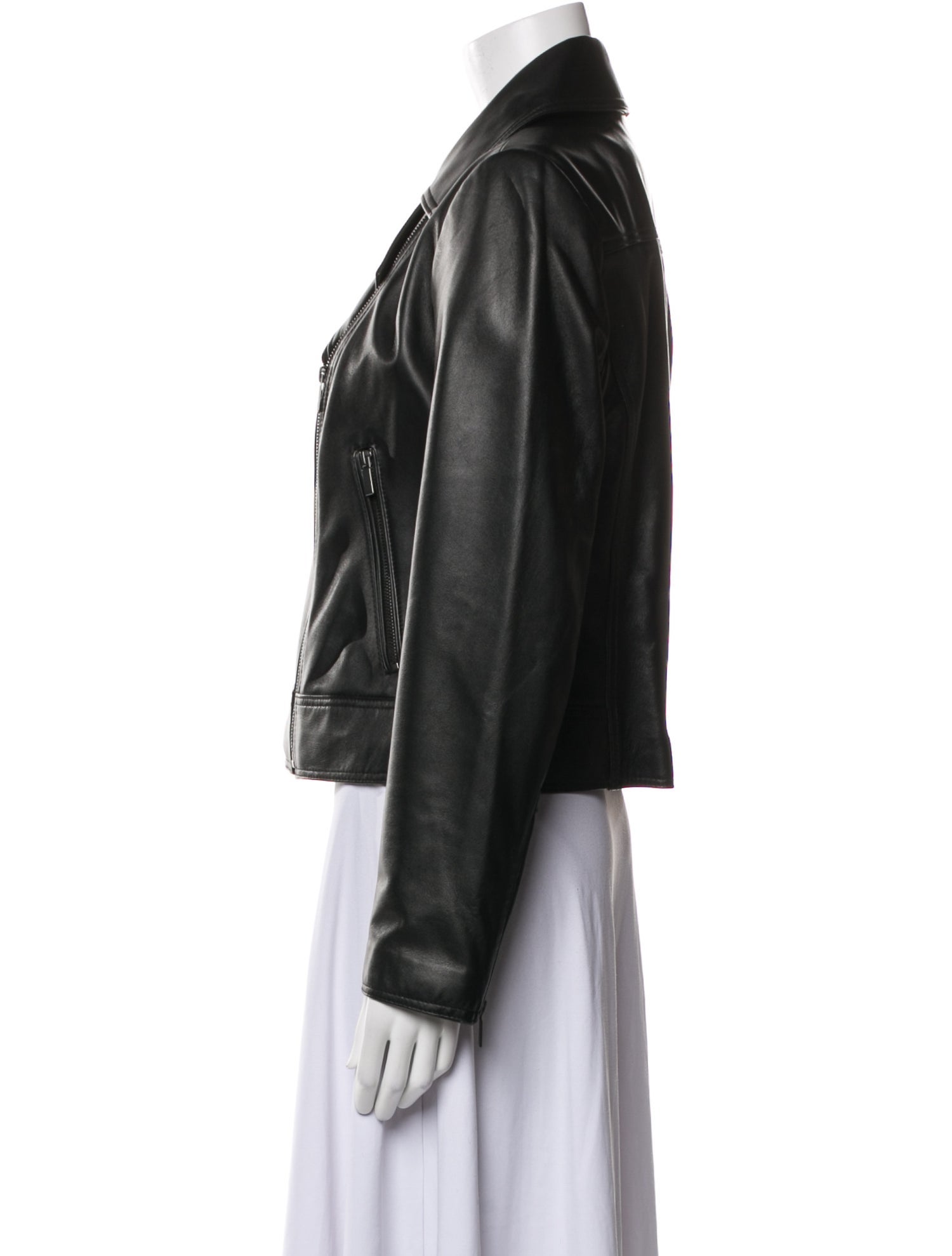 Neiman Marcus Leather Biker Jacket