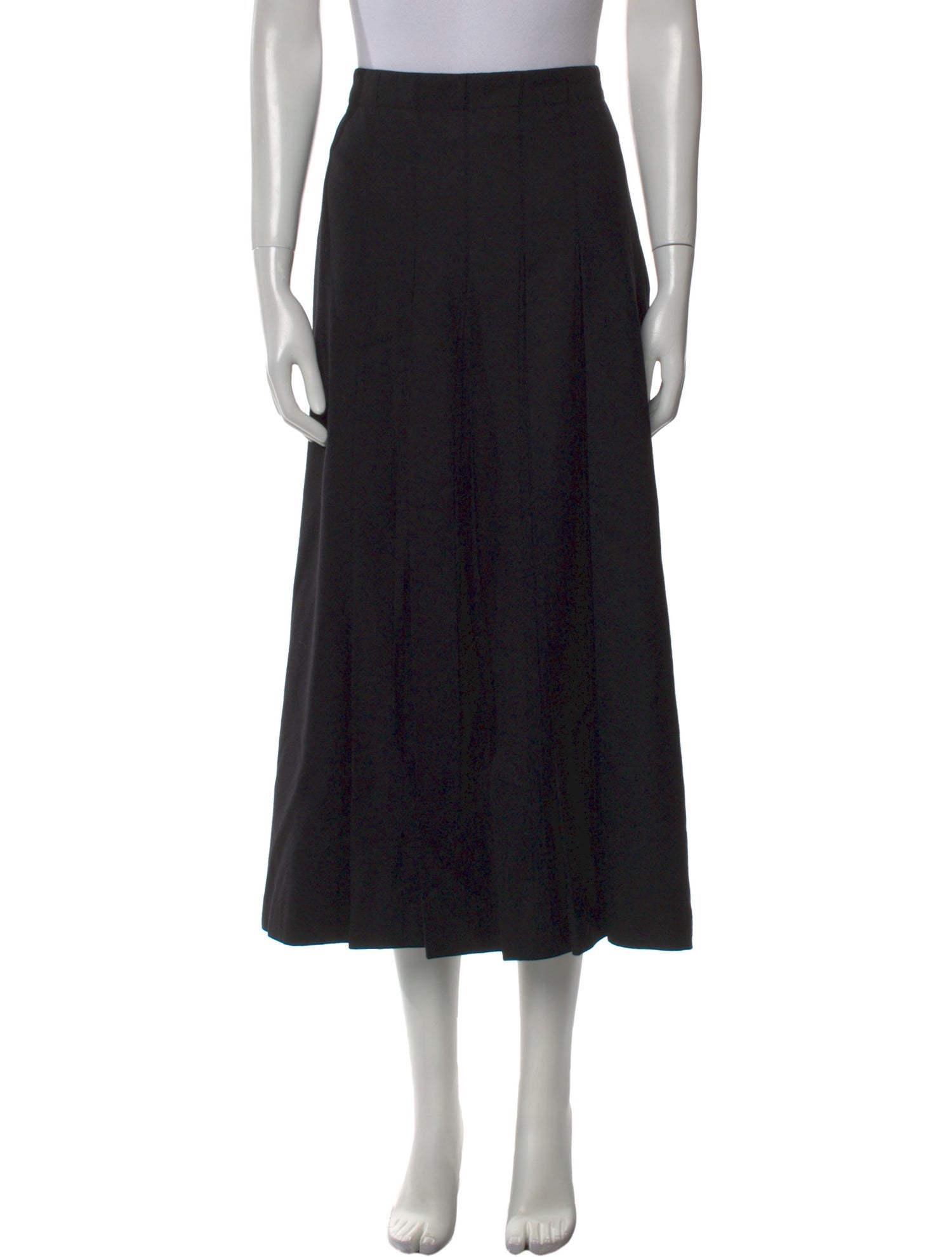 Neiman Marcus Linen Midi Length Skirt