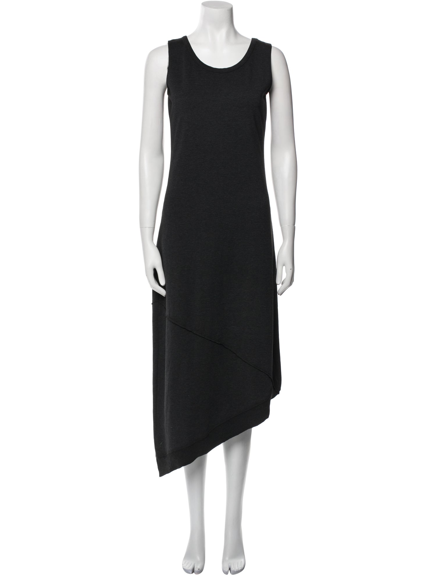 Neiman Marcus Scoop Neck Long Dress