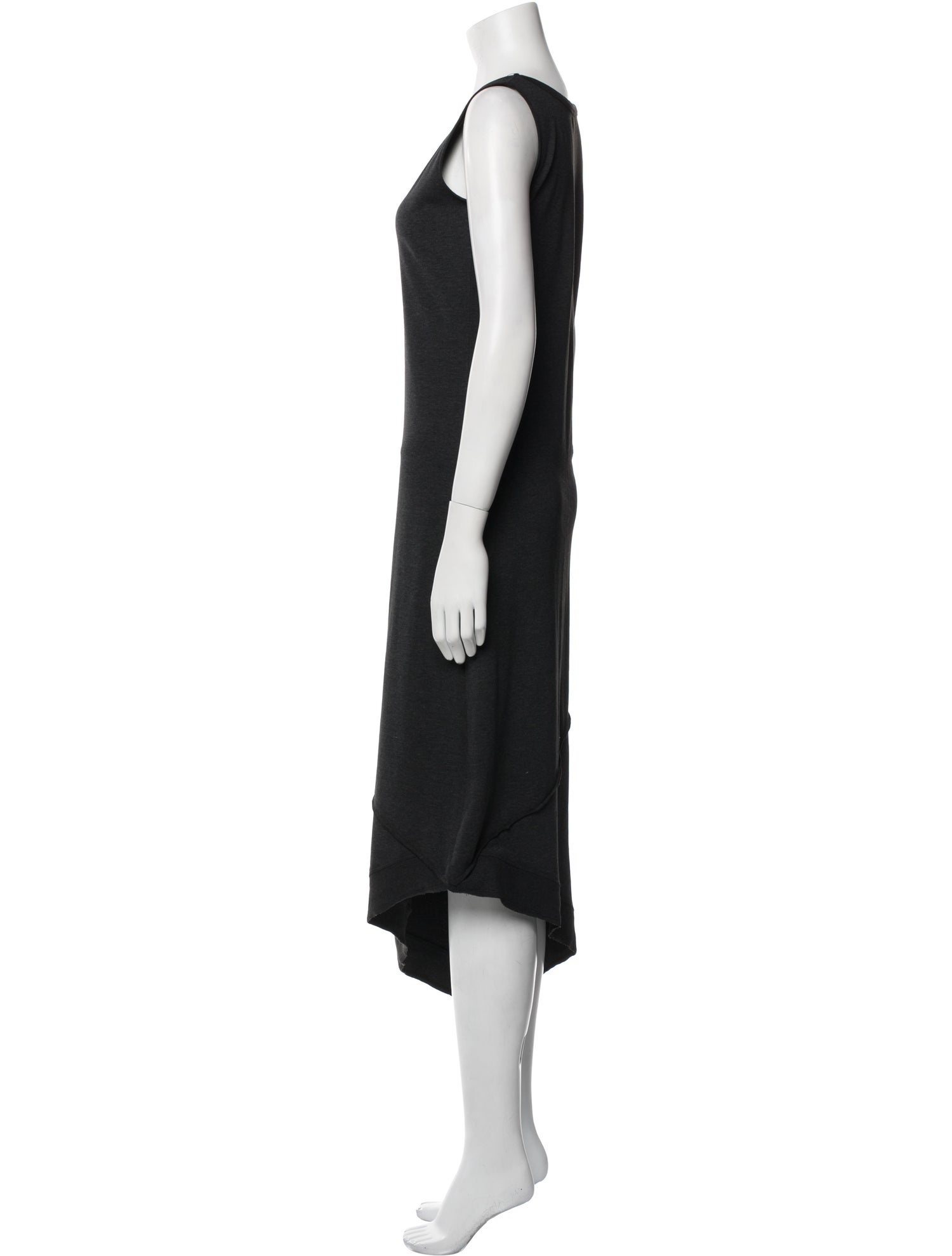 Neiman Marcus Scoop Neck Long Dress