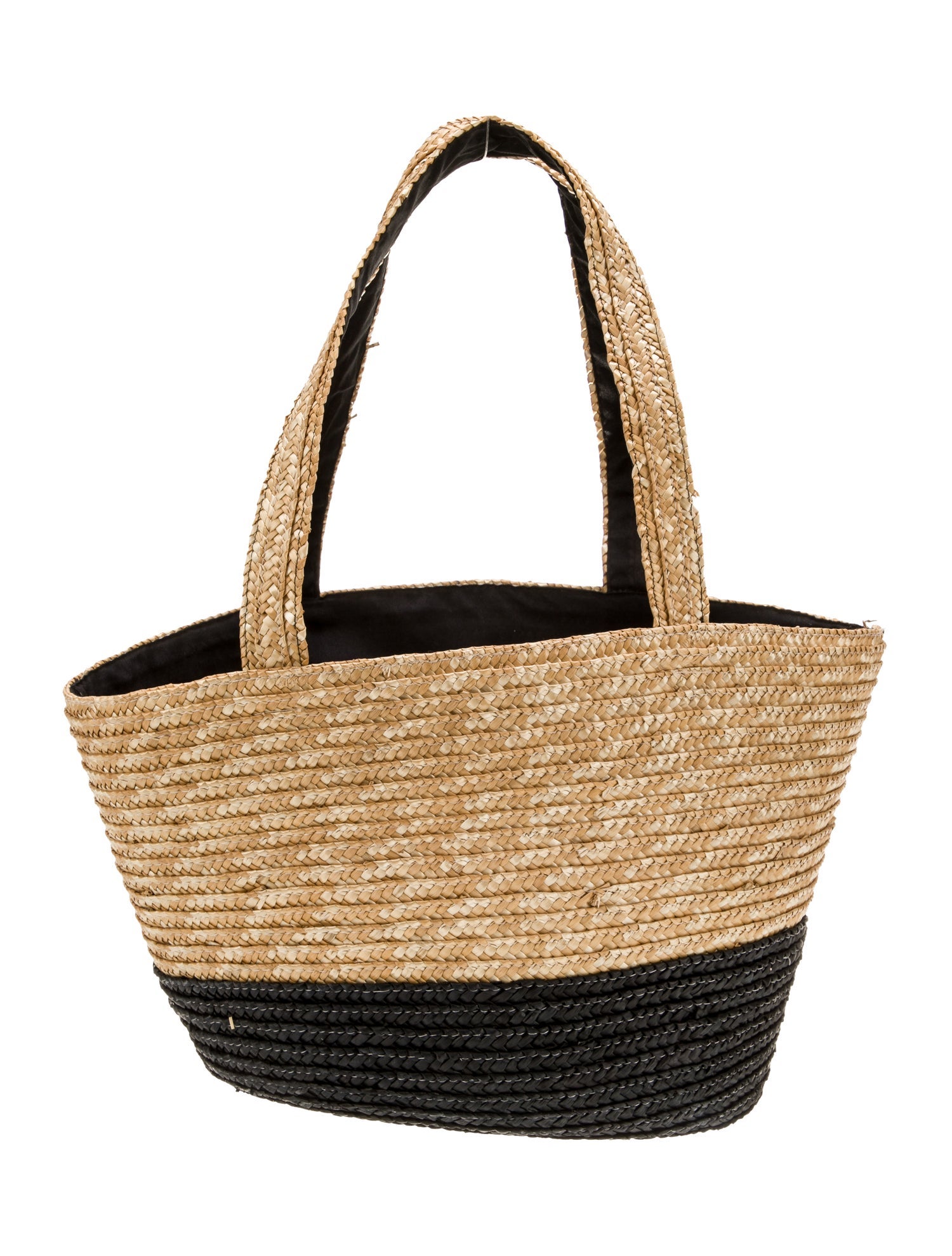 Neiman Marcus Raffia Bucket Bag
