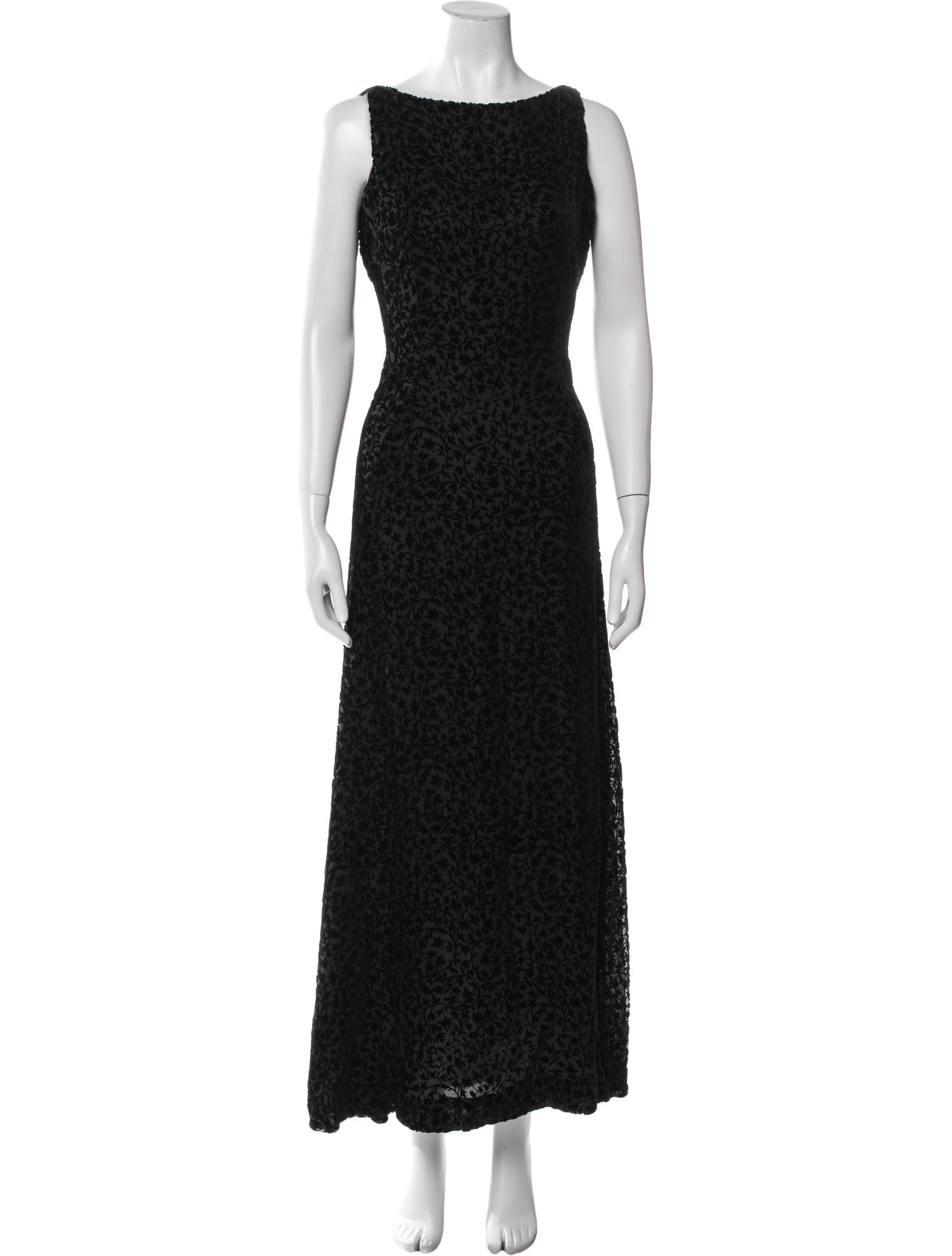 Neiman Marcus Animal Print Long Dress