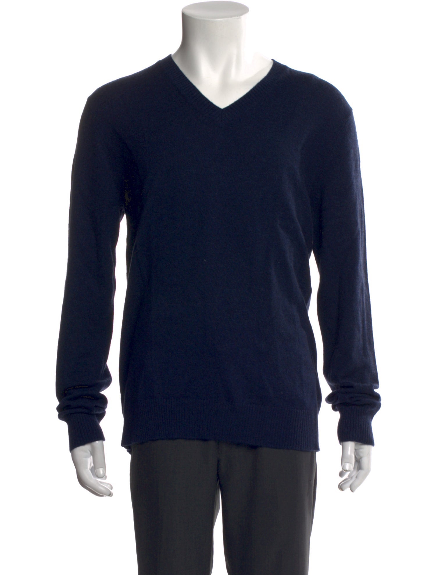 Neiman Marcus Cashmere V-Neck Pullover