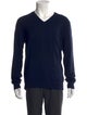 Neiman Marcus Cashmere V-Neck Pullover