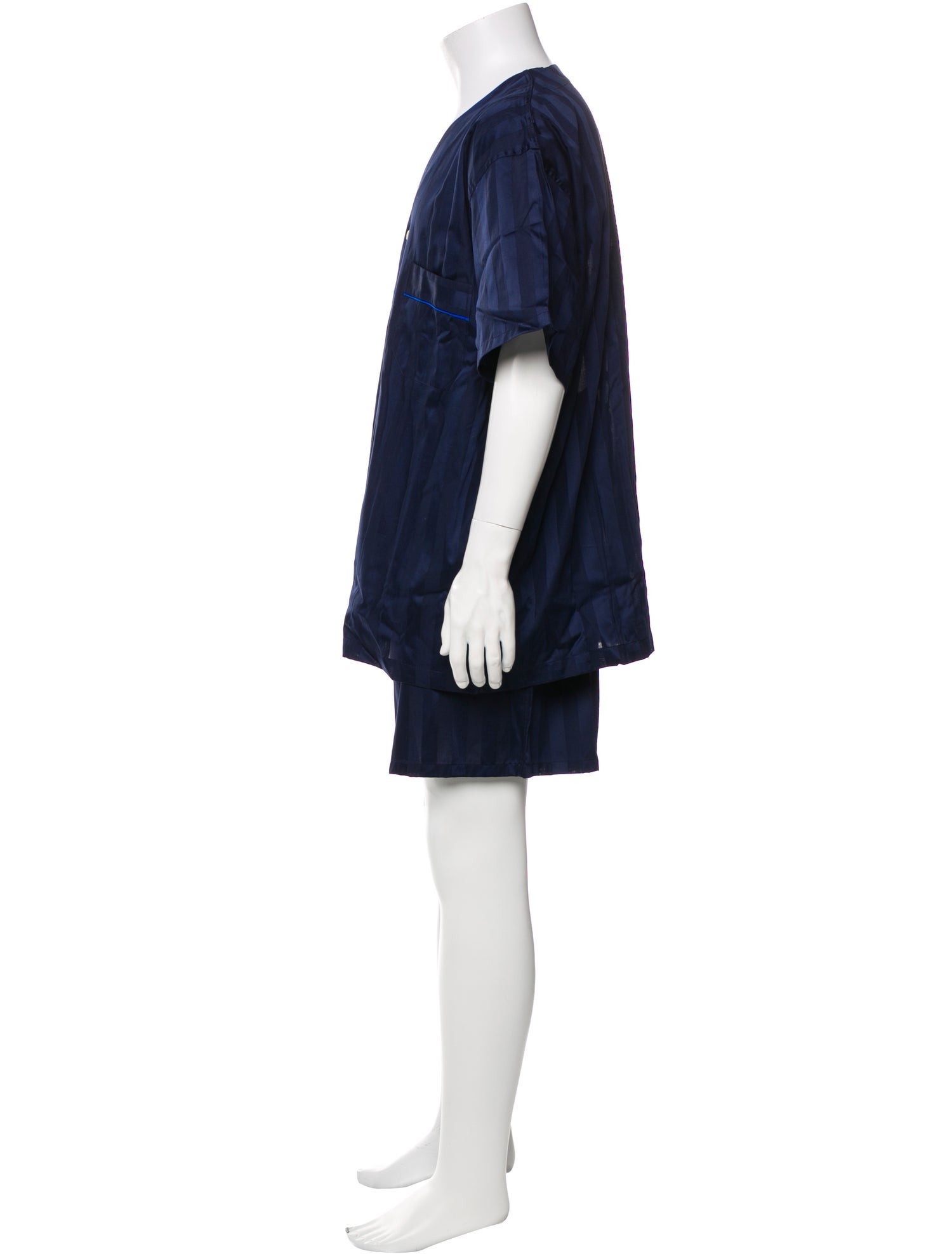 Neiman Marcus Striped Pajama Set