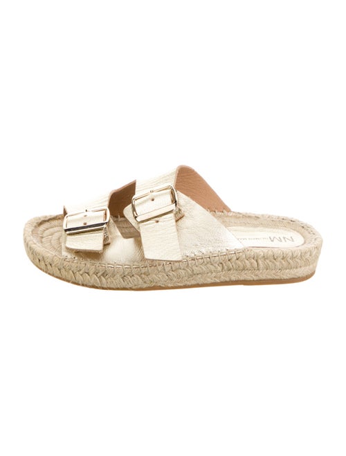 Neiman Marcus Leather Espadrilles