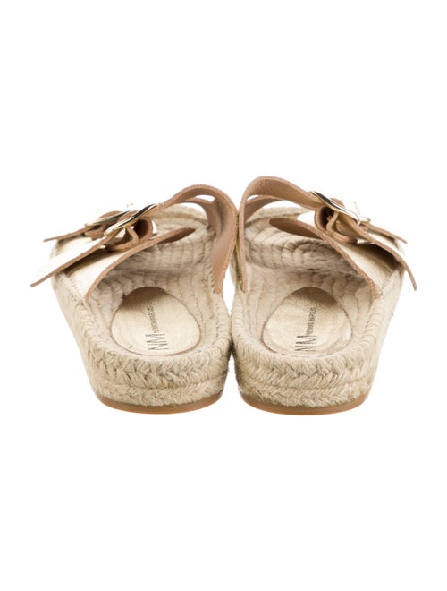 Neiman Marcus Leather Espadrilles