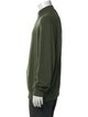 Neiman Marcus Cashmere Mock Neck Polo Sweater