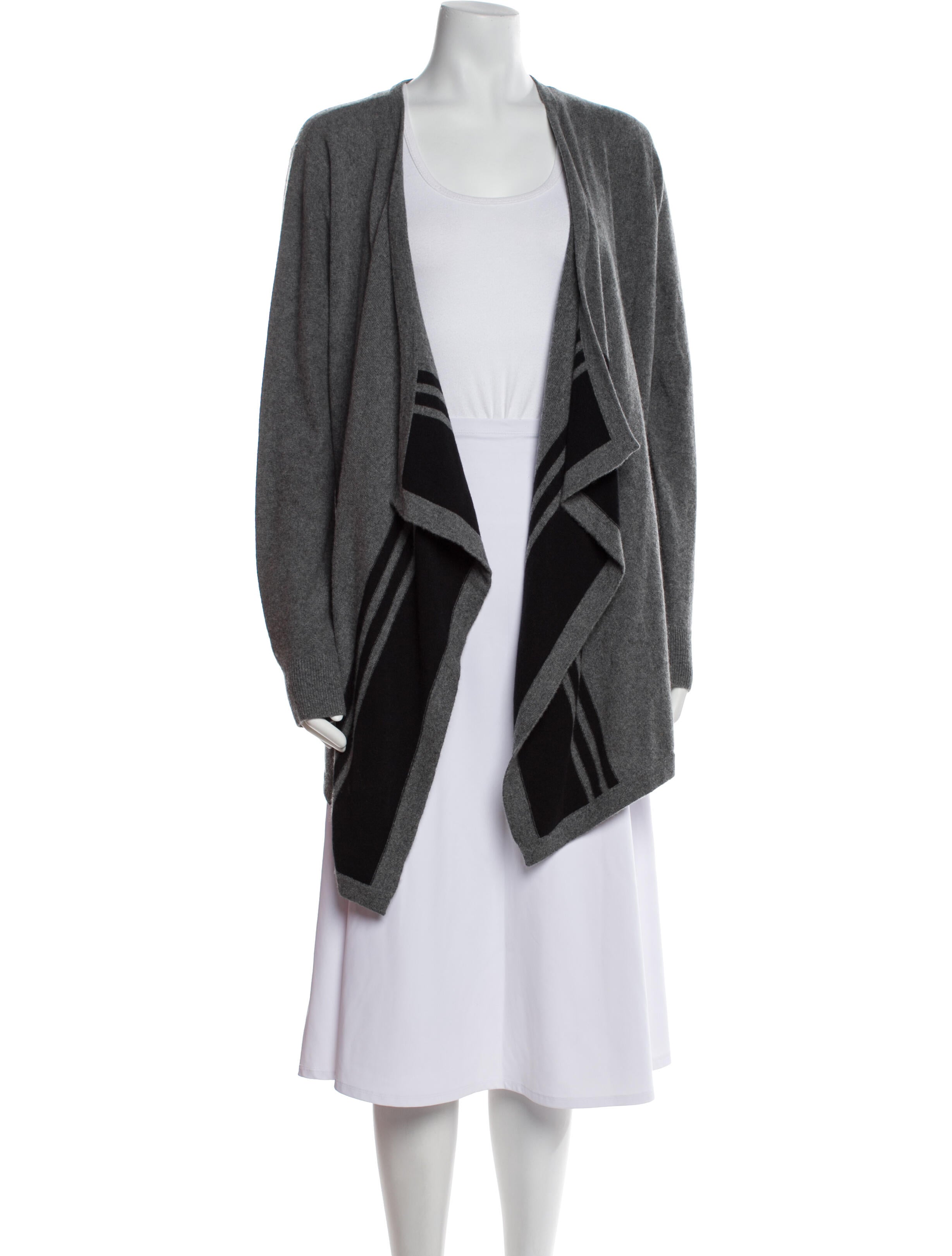 Neiman Marcus Cashmere Striped Sweater