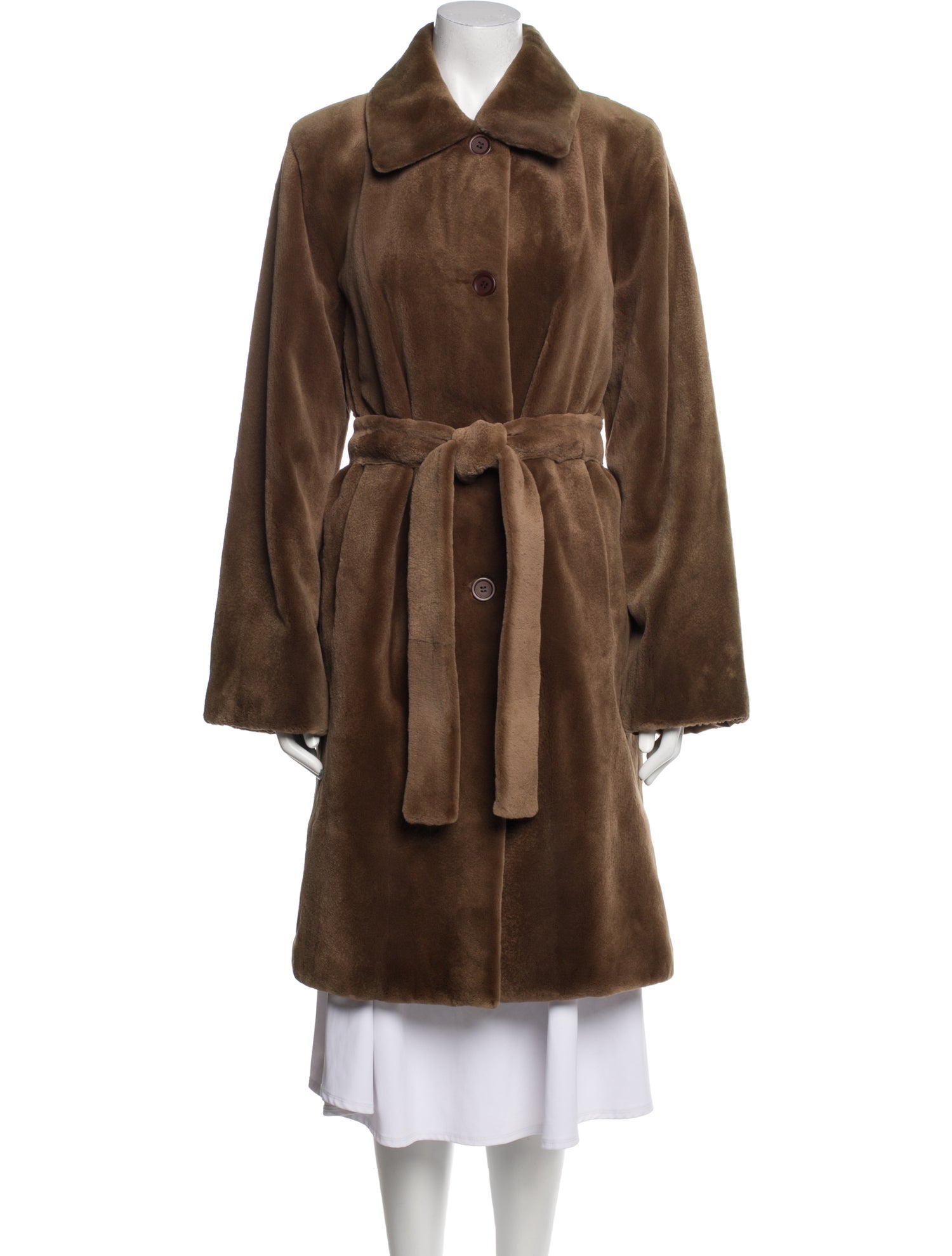 Neiman Marcus Shearling Fur Coat