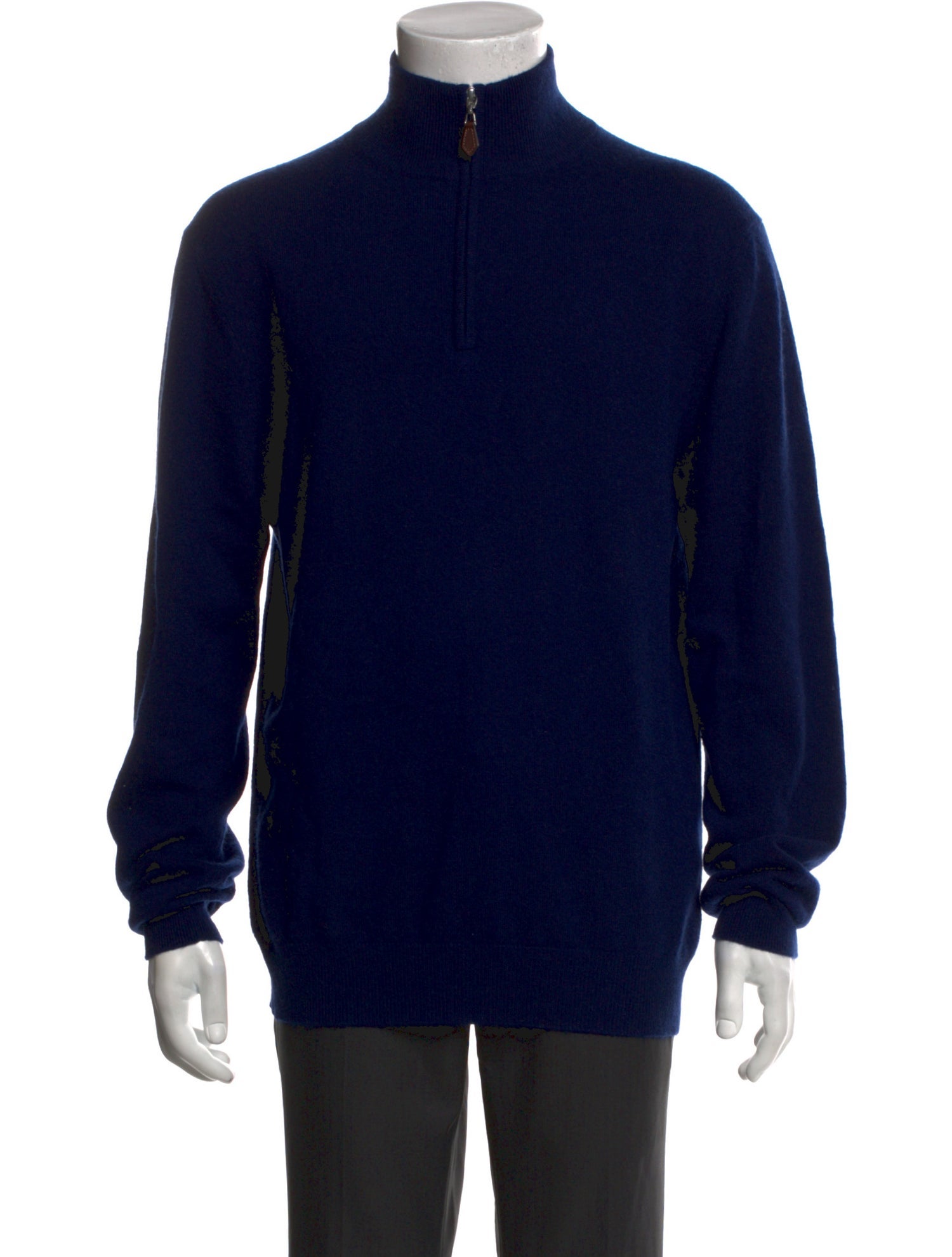 Neiman Marcus Cashmere Turtleneck Polo Sweater