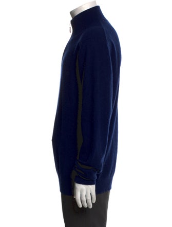 Neiman Marcus Cashmere Turtleneck Polo Sweater