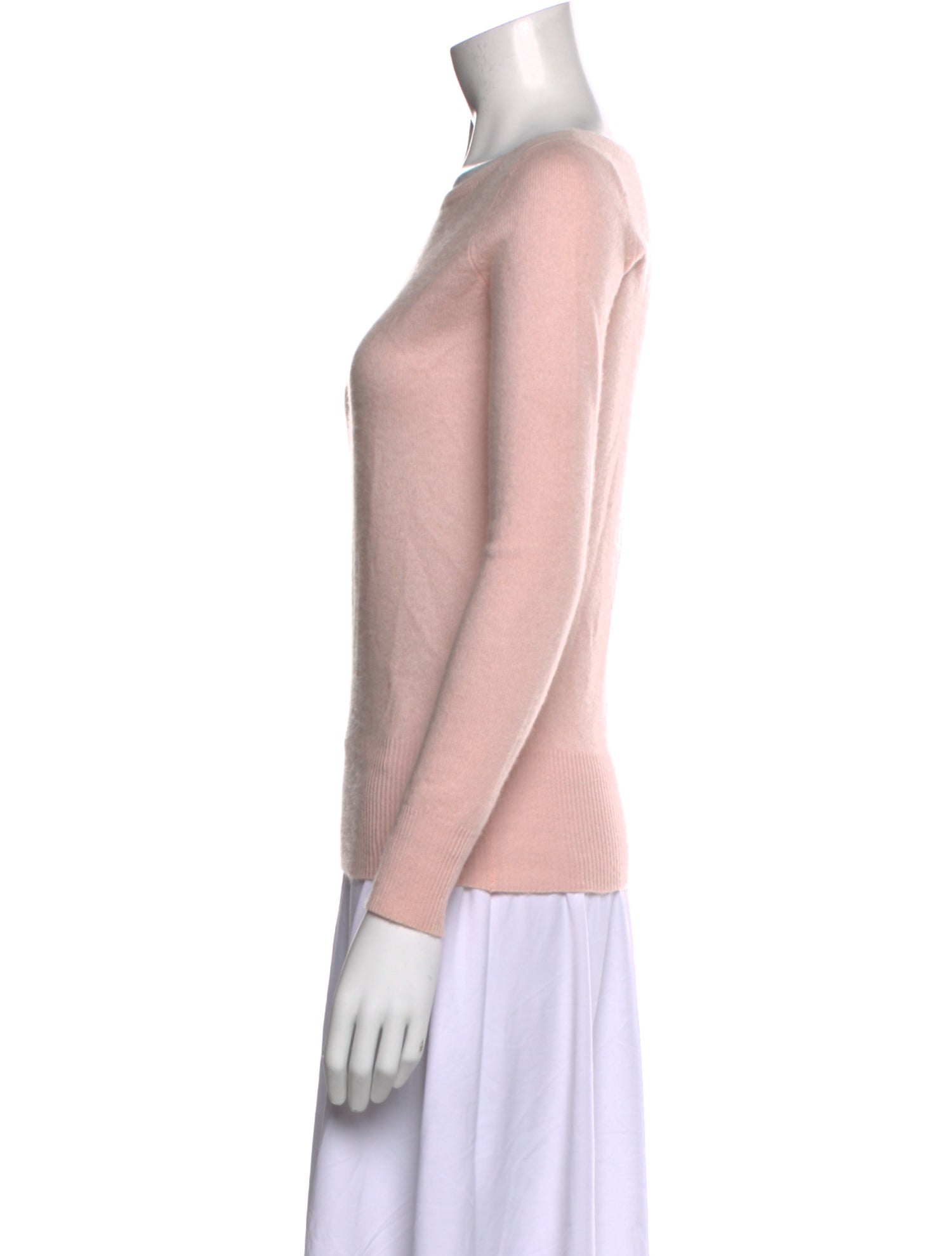 Neiman Marcus Cashmere Bateau Neckline Sweater