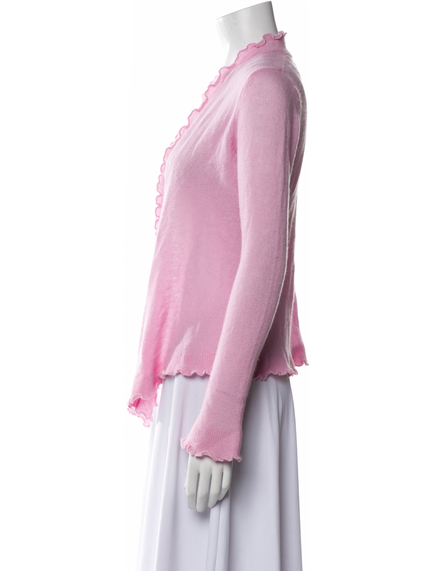 Neiman Marcus Cashmere Open Front Sweater