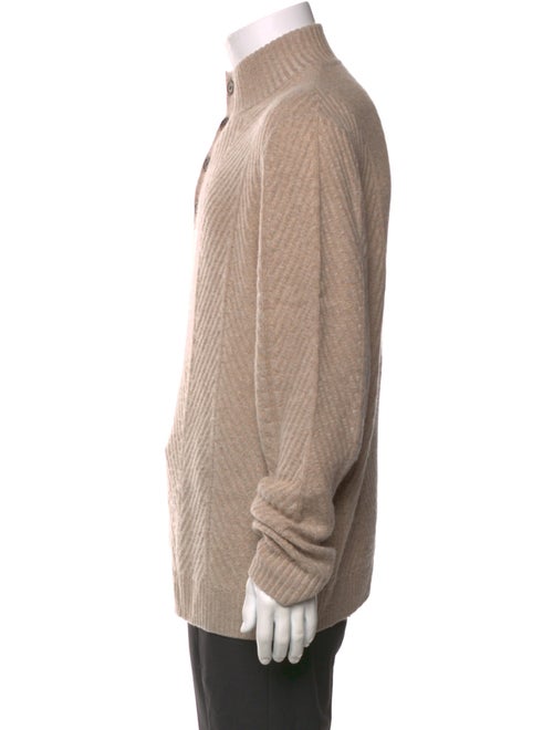 Neiman Marcus Cashmere Turtleneck Polo Sweater