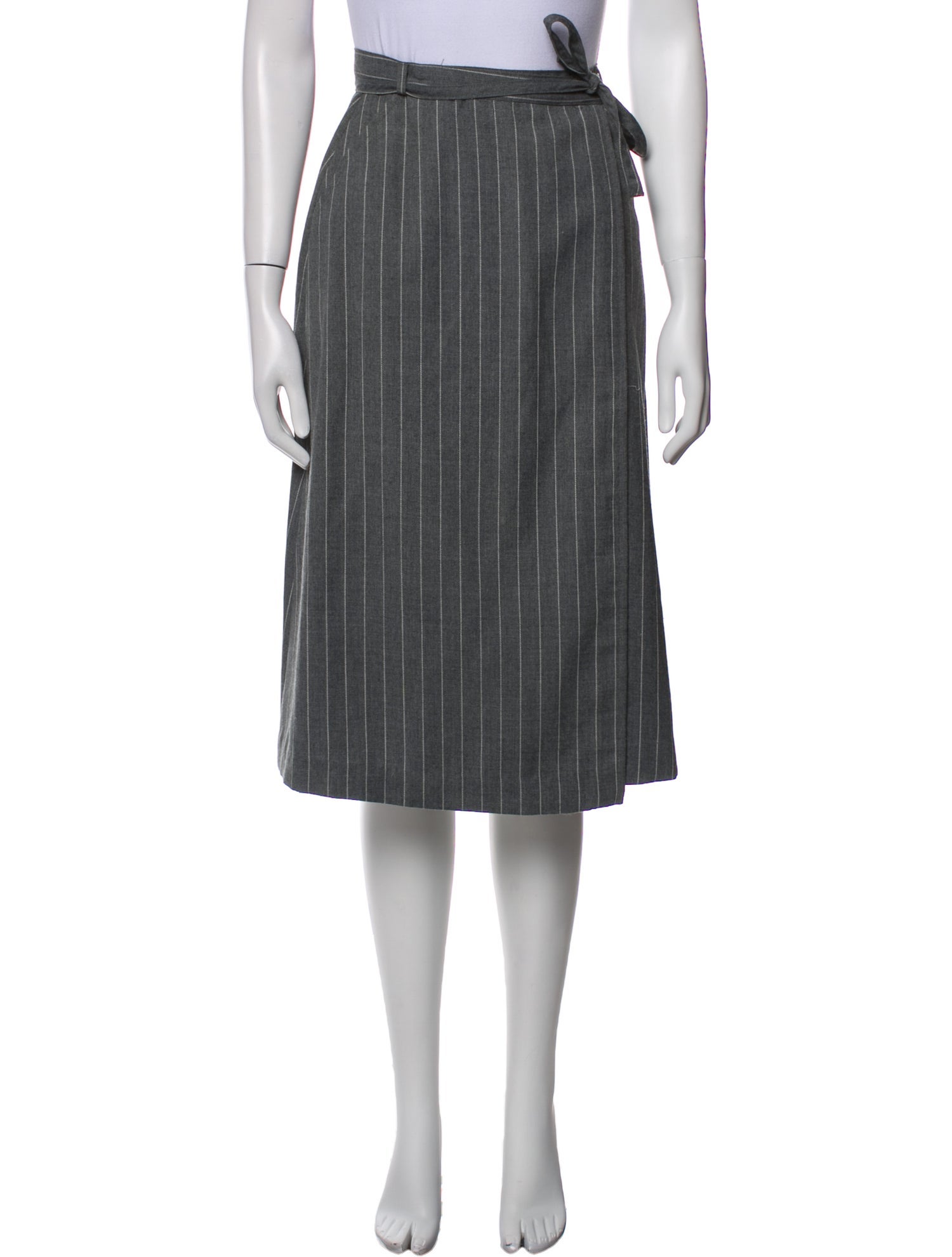 Neiman Marcus Striped Mini Skirt