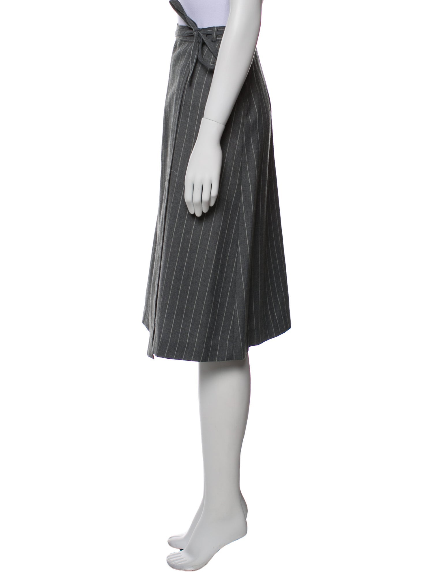 Neiman Marcus Striped Mini Skirt