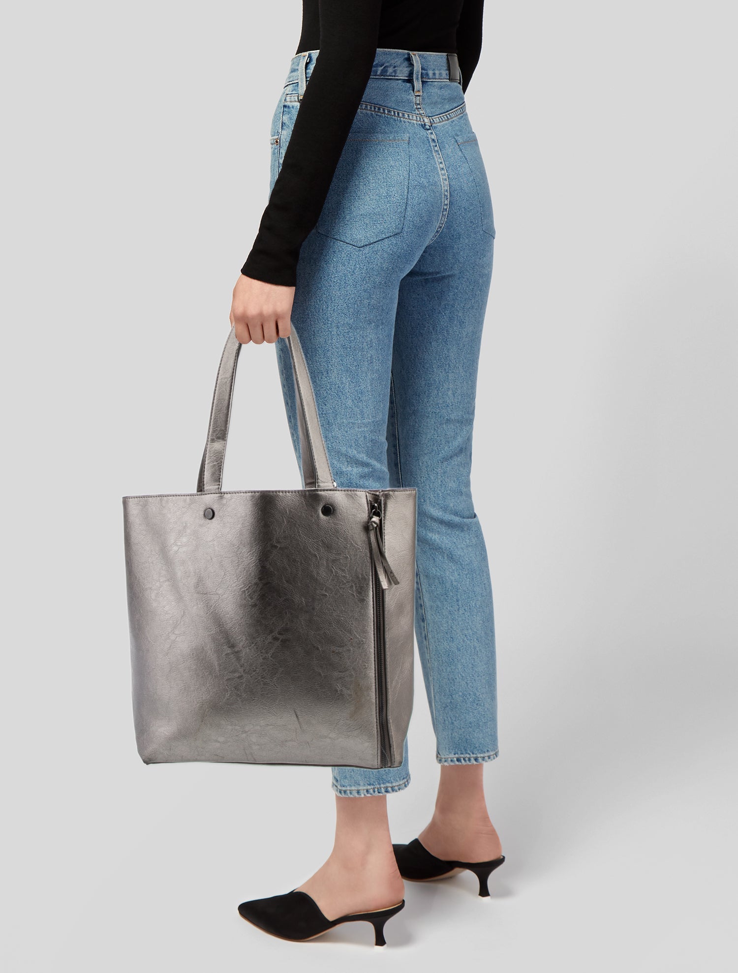 Neiman Marcus Leather Bucket Bag