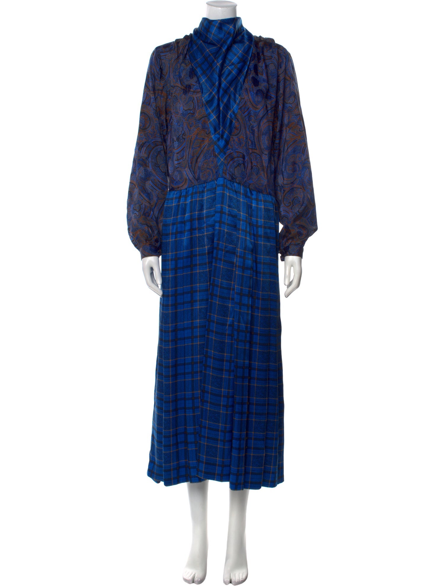 Neiman Marcus Silk Long Dress