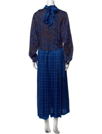 Neiman Marcus Silk Long Dress