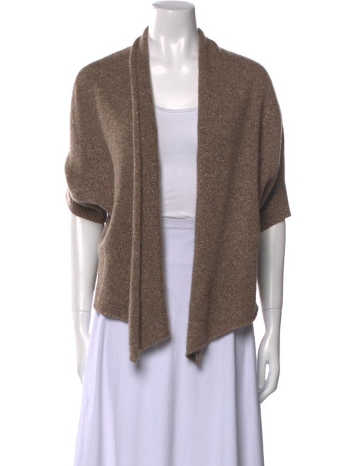 Neiman Marcus Cashmere Open Front Sweater
