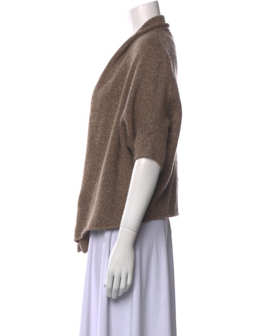 Neiman Marcus Cashmere Open Front Sweater