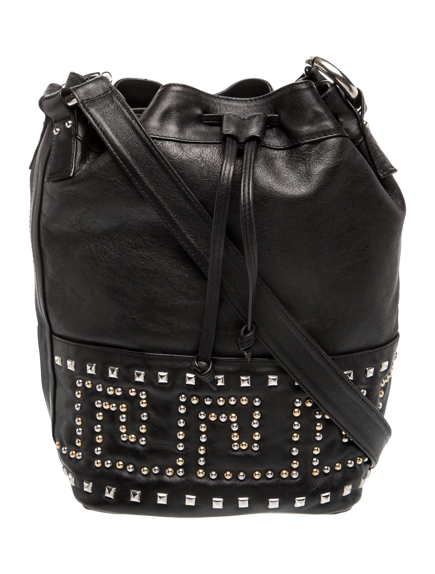 Neiman Marcus Leather Bucket Bag