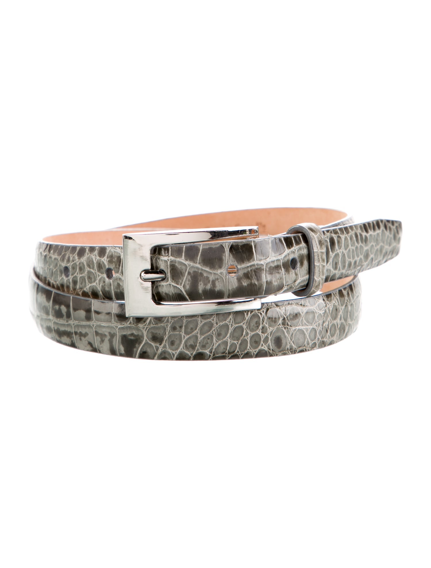 Neiman Marcus Skinny Crocodile Belt Kit
