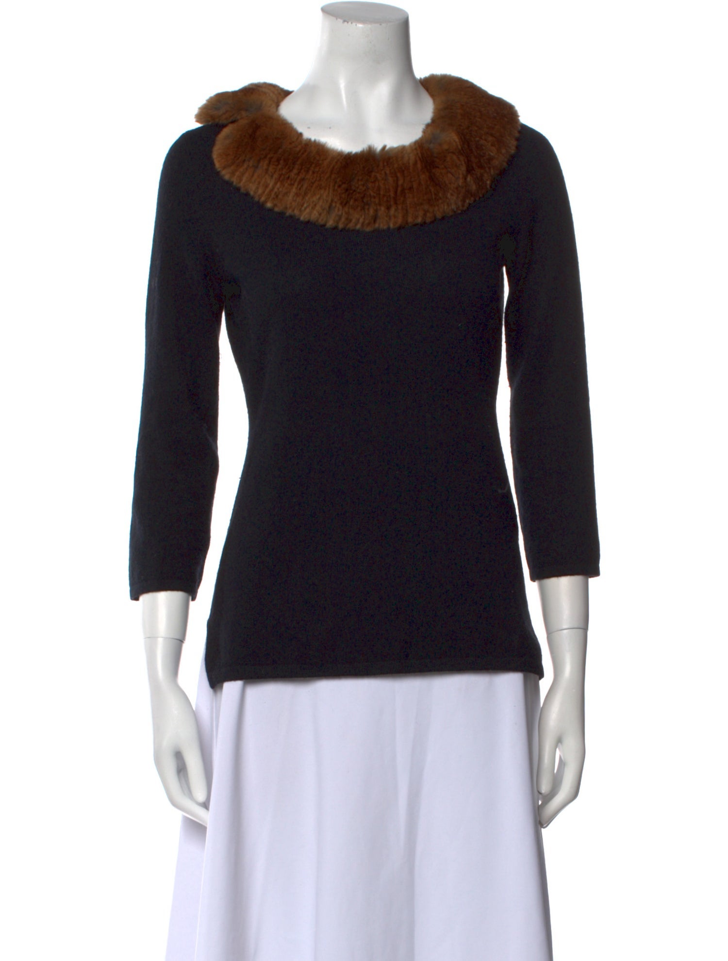 Neiman Marcus Cashmere Scoop Neck Sweater
